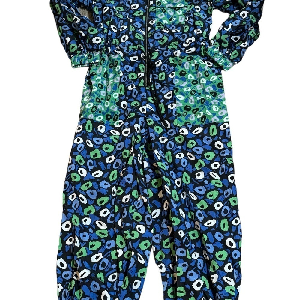 Diane von Furstenberg X Target Women's Nylon Jazz Green Sports Jumpsuit XS - Picture 7 of 14